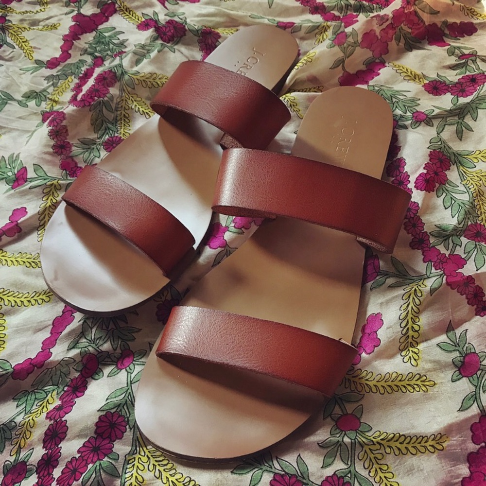 J. Crew Factory Easy Summer Slide Sandals